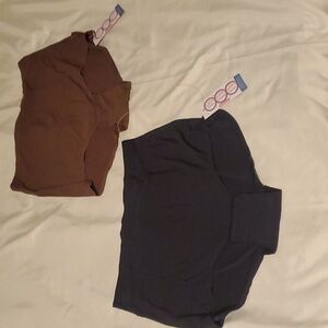 Cheek Boss Women's 2-Pack of Panties in Brown/Black Size Large NWT